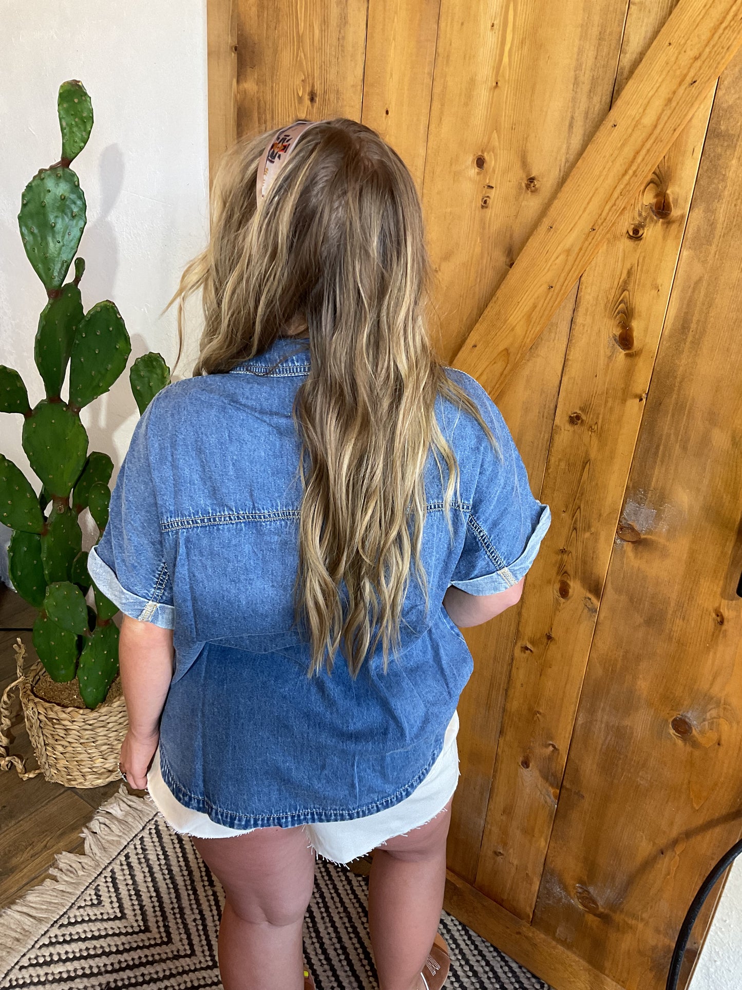 Darlin Denim Top