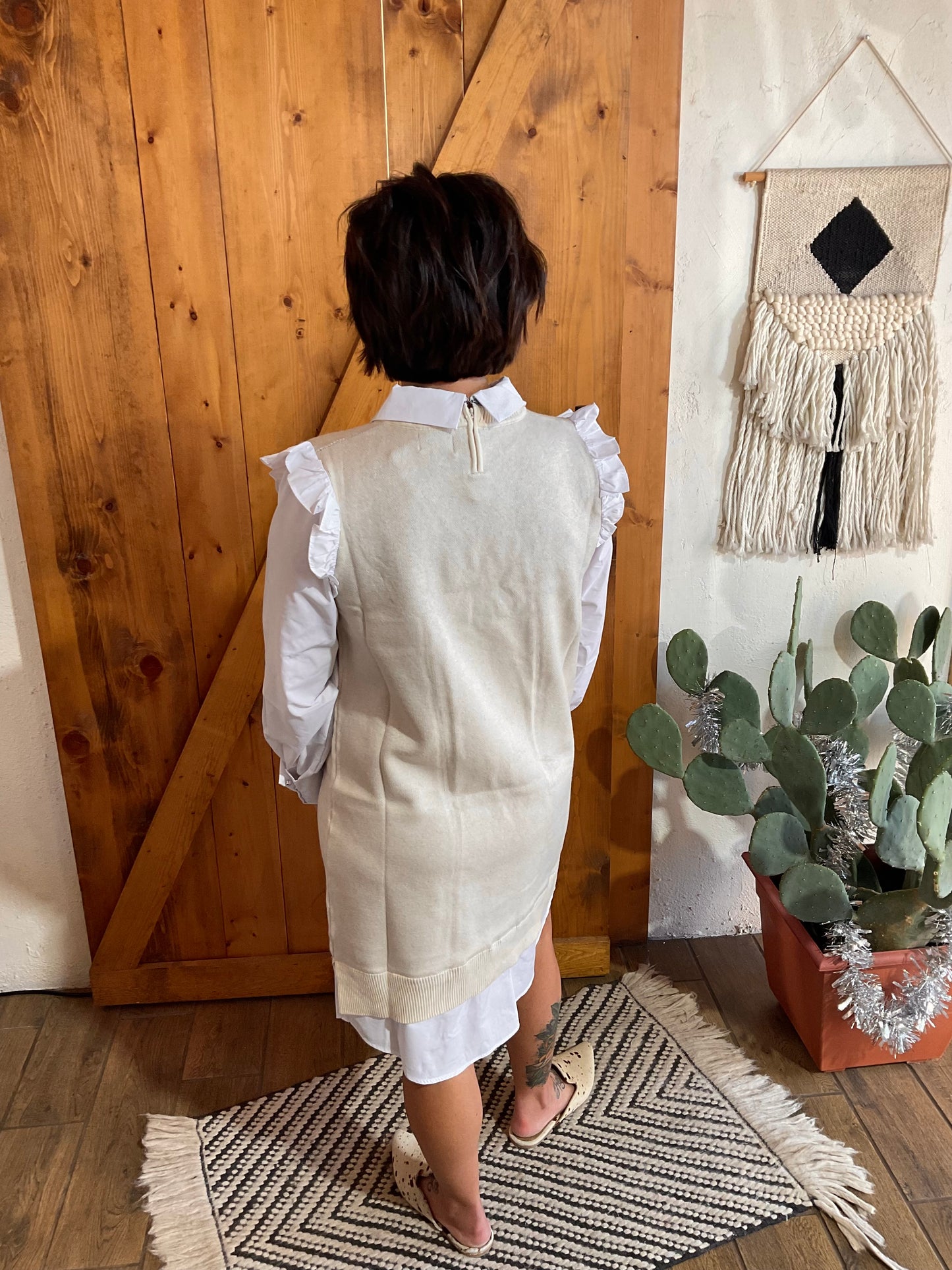 Pretty Horses Dress/ Cream