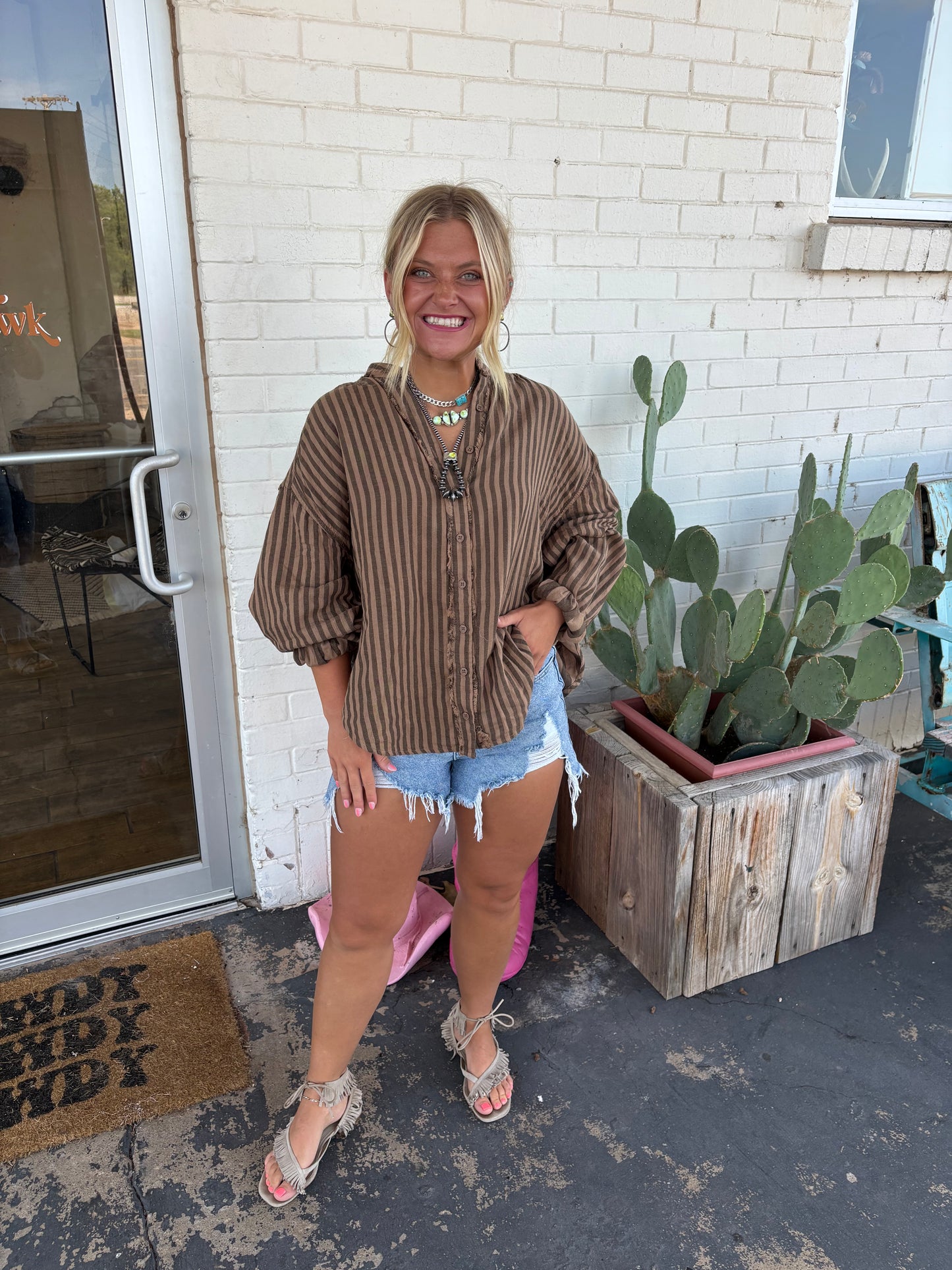 Morgan button down