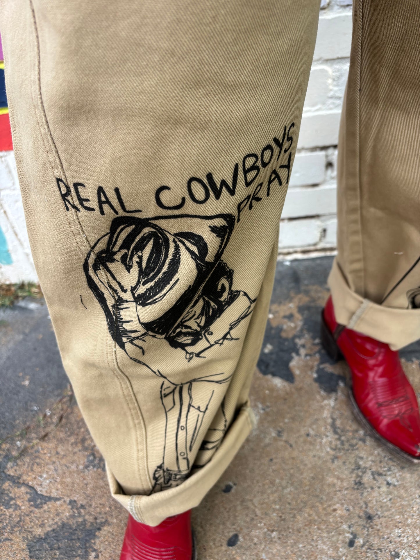 Real cowboys pray pants