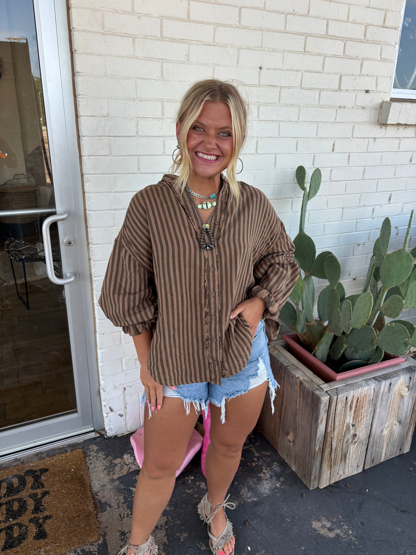 Morgan button down