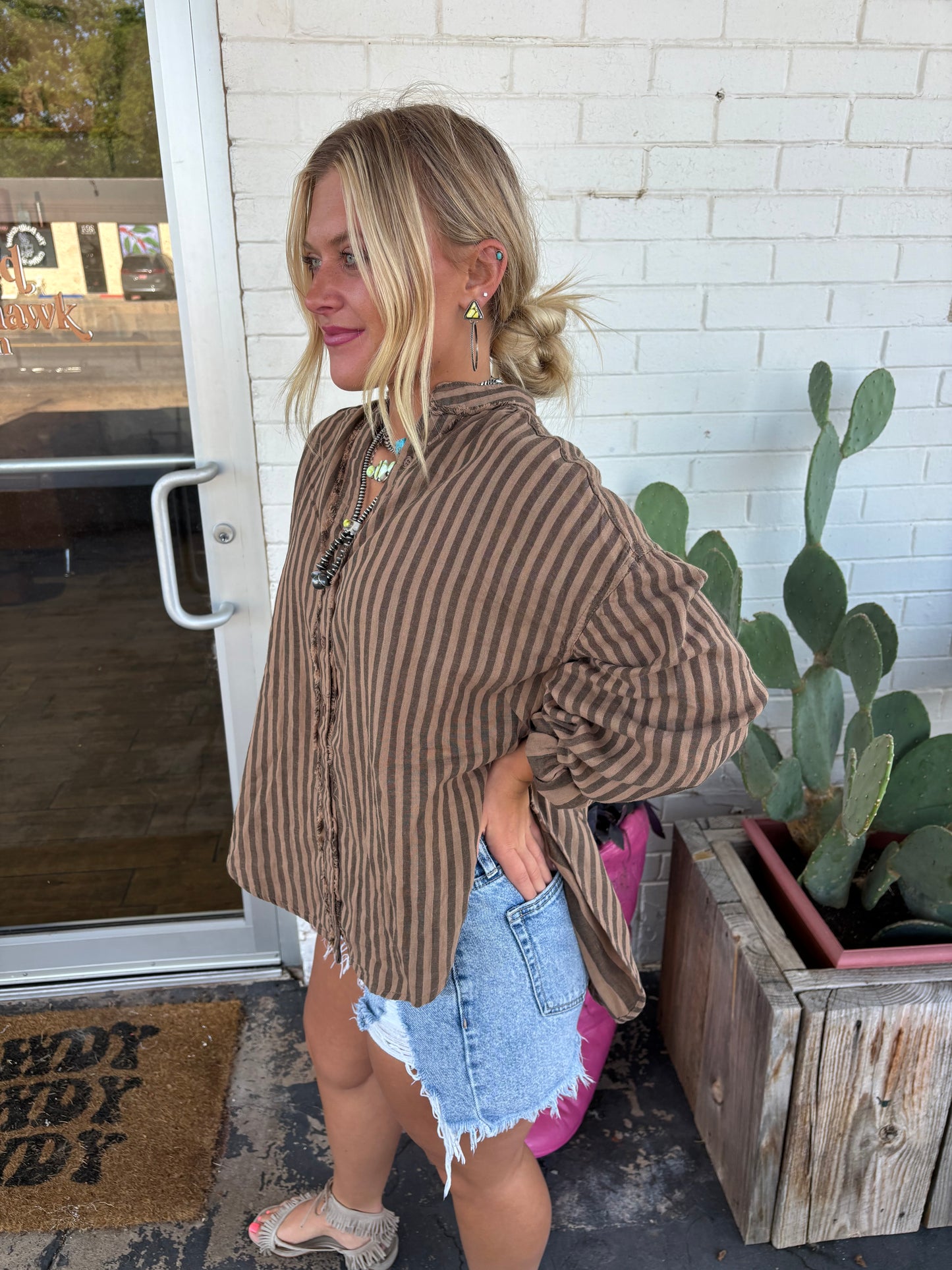 Morgan button down