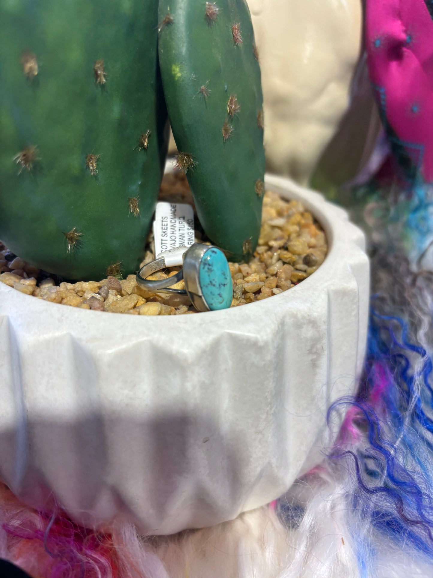 Mason turquoise ring