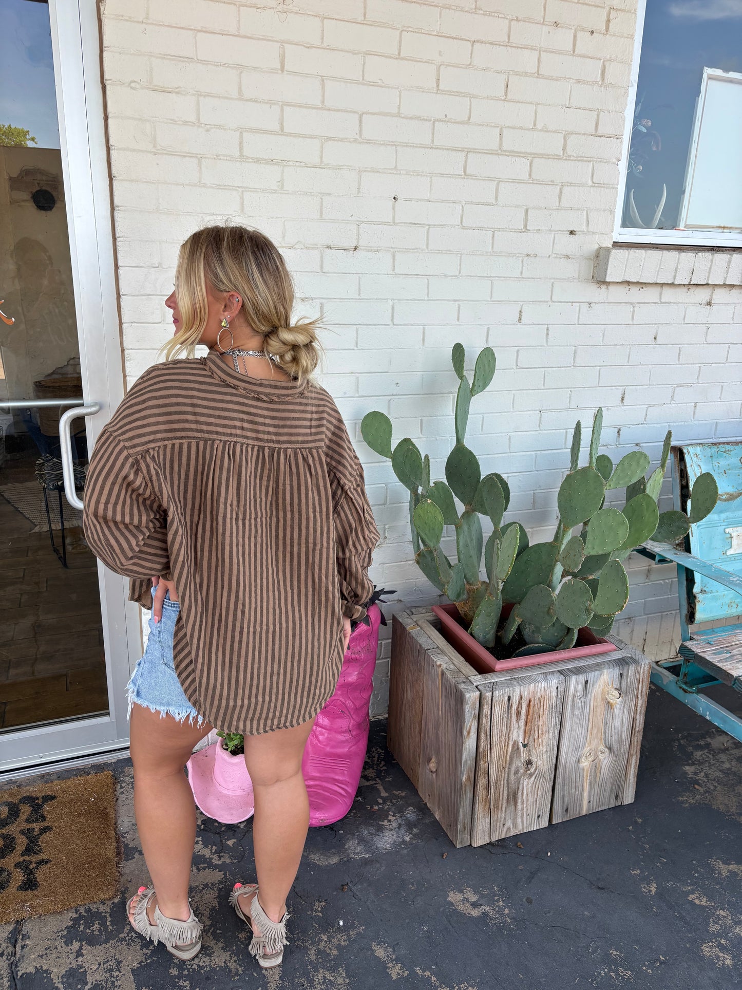 Morgan button down
