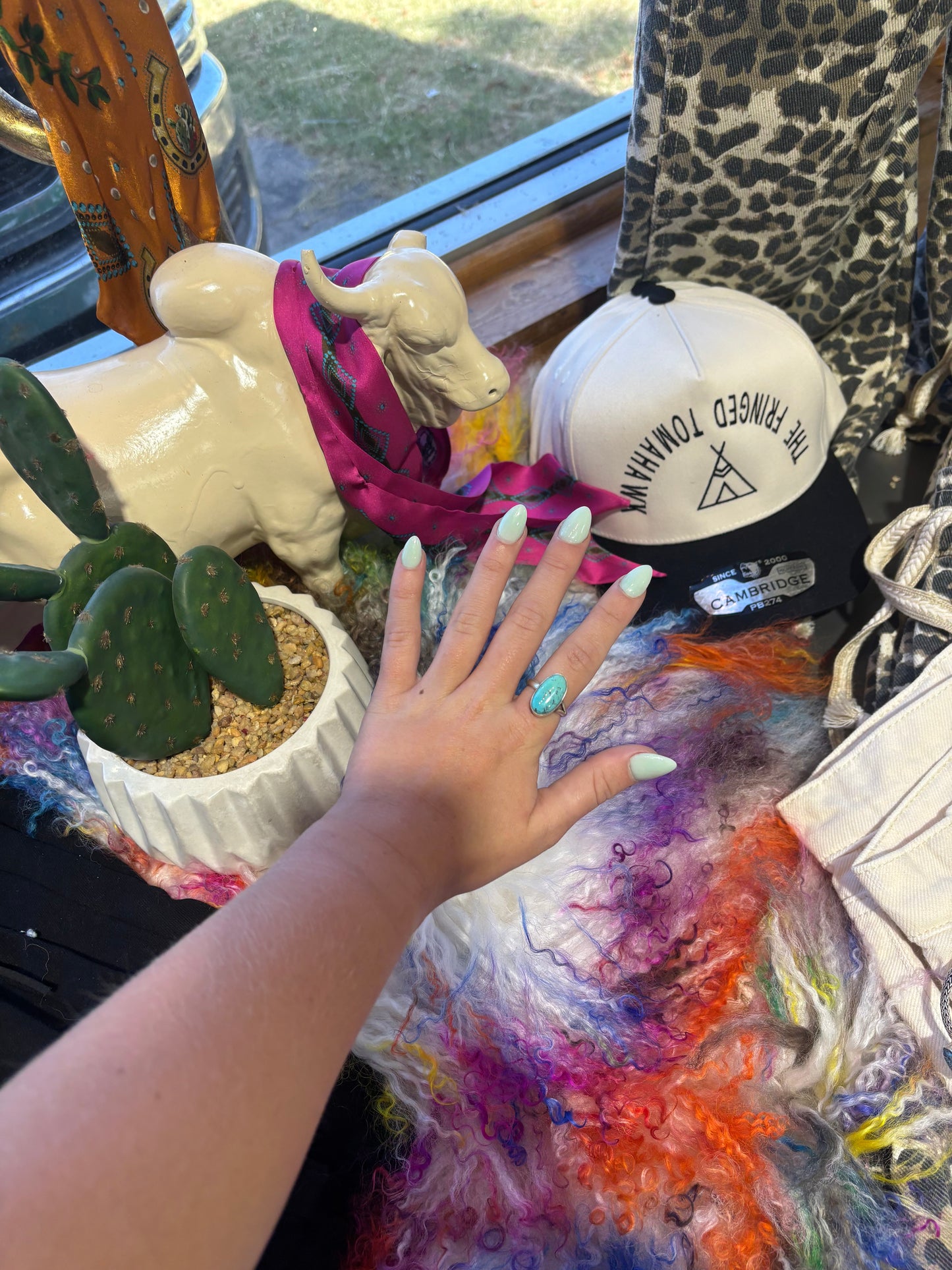 Mason turquoise ring